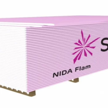 Placa gips carton Nida Flam 15X1.2X2.6m  50placi/palet
